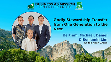 Plenary 7: Godly Stewardship Transfer from One Generation to the Next - Bertram Lim & Family