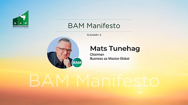  Plenary 4: BAM Manifesto - Mats Tunehag