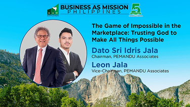 Plenary 4: The Game of Impossible in the Marketplace: Trusting God to Make All Things Possible