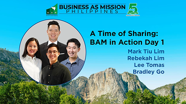 BAM in Action Day1 - Mark Tiu Lim, Lee Tomas, Rebekah Lim, Bradley Go