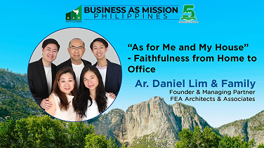 Day 1 Testimony: "As for Me and My House" - Faithfulness from Home to Office - Lim Family