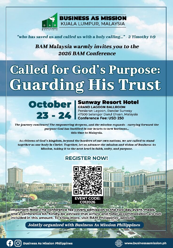 cebu malaysia conference flyer 8.25 x 5.75inch